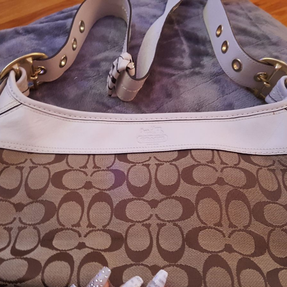 Vintage Coach monogram handbag